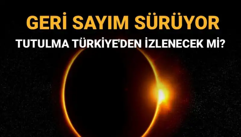 Eylül 2023'te Türkiye'den İzlenebilecek Güneş Tutulması: Detaylar ve Hazırlıklar