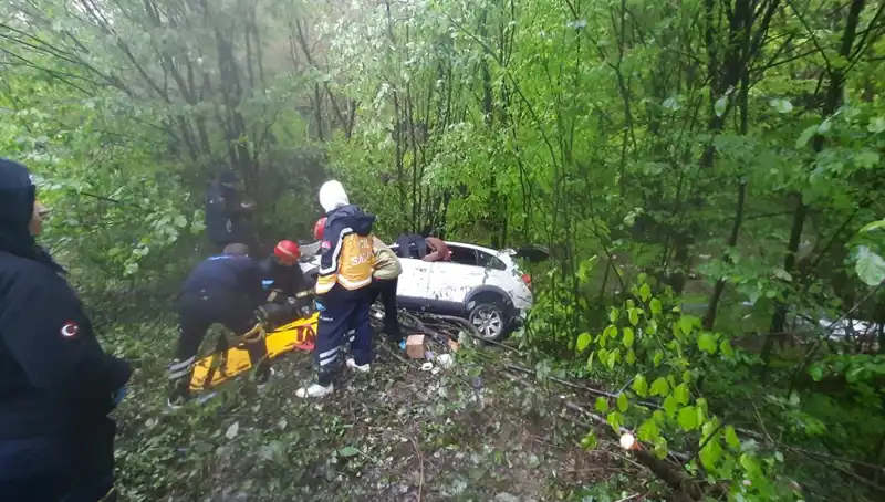 Direksiyon Hakimiyetini Kaybeden Araç Ormana Uçtu: Trajik Kaza Detayları
